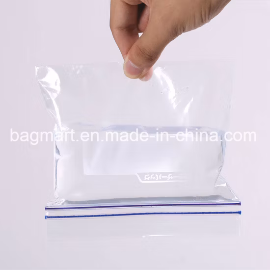 Grado alimenticio, embalaje de cajas para venta al por menor, bolsa para alimentos con cremallera simple/doble, bolsa que se puede volver a cerrar, bolsa de plástico, bolsa Ziplock para verduras/congelados/accesorios/cosméticos, anti