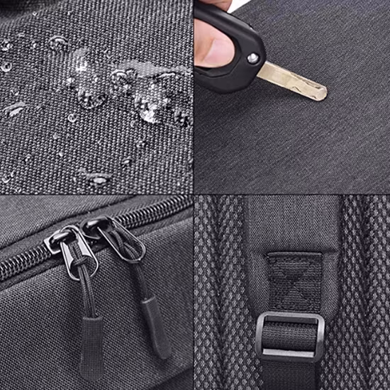 Bolso cruzado personalizado para el pecho para viajes al aire libre, color negro, a la moda